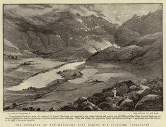 The Entrance of the Malakand Pass during the Storming Operations